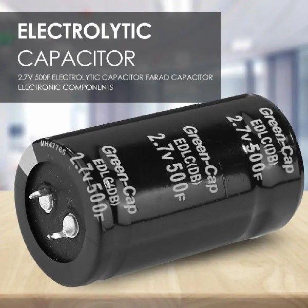 PALING MURAH Super Capasitor 500f Kapasitor Super Farad DC 2.7v Dua Kaki 35X60mm LARIS