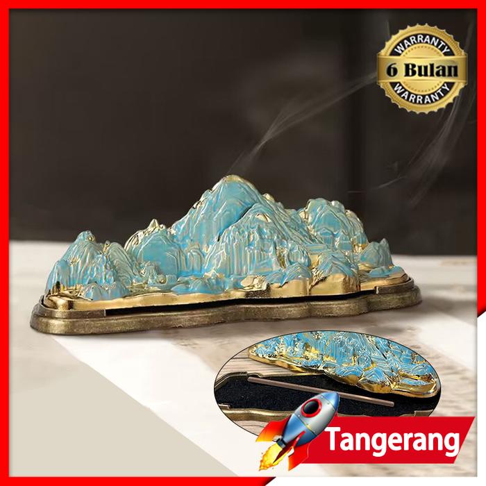 PALING MURAH Pembakar Dupa Cina Baru Ruang Belajar Zen Ruang Teh Ornamen Dekoratif Pemandangan Gunun