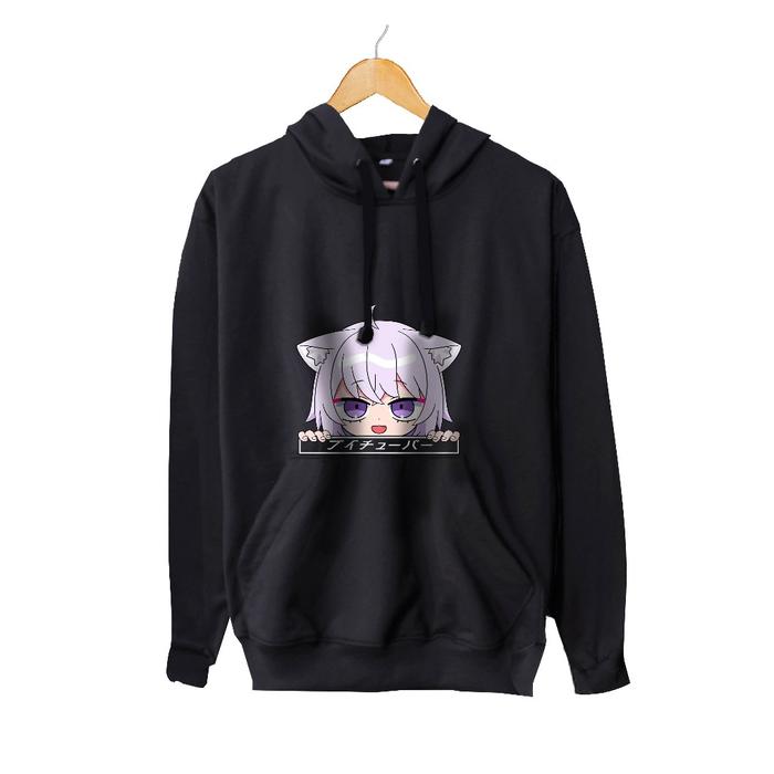 Jaket hoodie jumper infinite vtuber	NEKOMATA OKAYU PEEKER ALT	-	HOLOLIVE	material cotton fleece