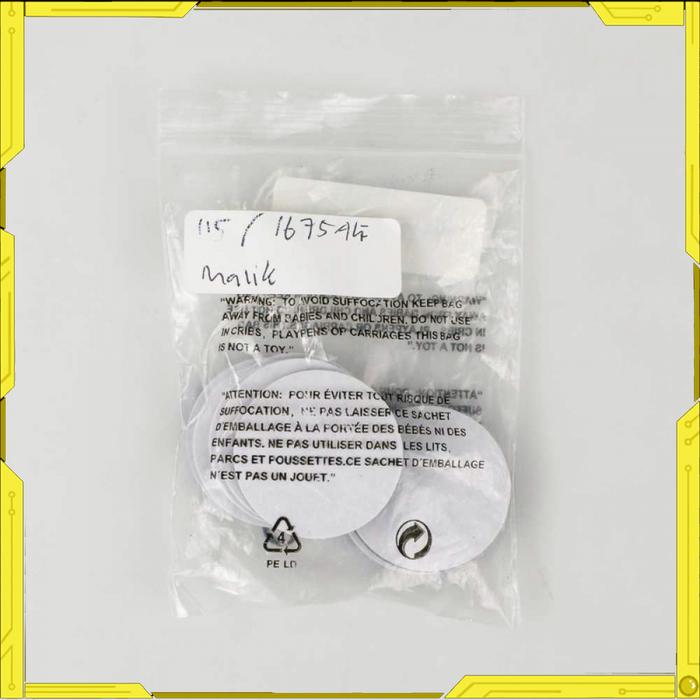 PALING MURAH Stiker Adhesive Magnet Tape Model Bulat 30mm 10 PCS -TL084 LARIS
