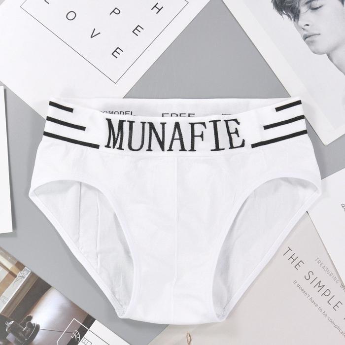 DD UNIK- Celana Dalam MUNAFIE Pria BRIEF KATUN pakaian nyaman MEN UNDERWEAR CD sempak premium - FR G