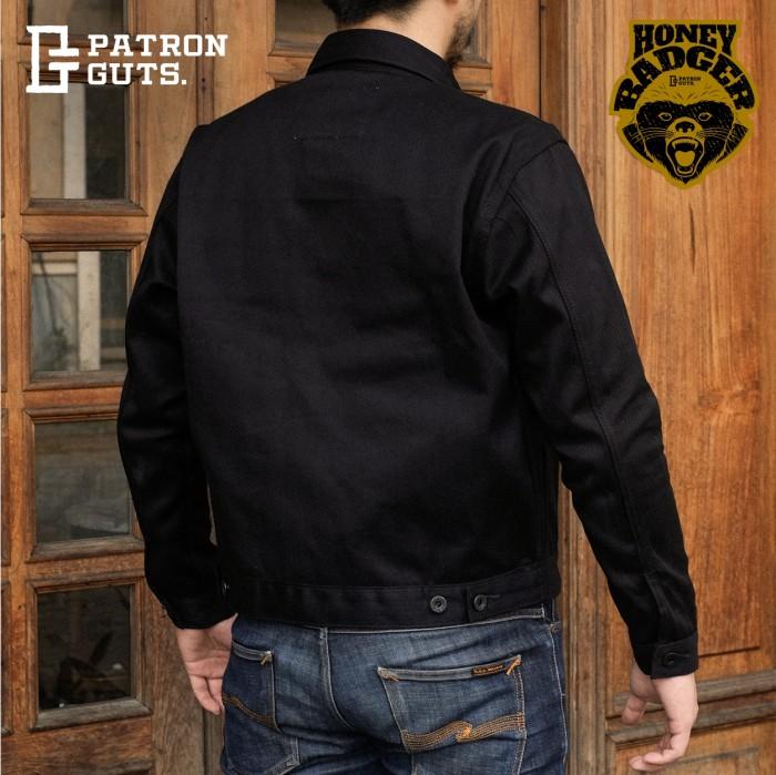 Patronbadger Seedge Trucker Boxy Jacket Pria