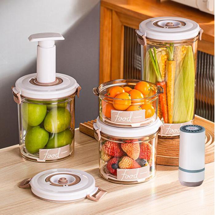 Vacuum Container with Pump, Saver, Multipurpose Oven Food Sealed Container, Vacuum Seal Container, F