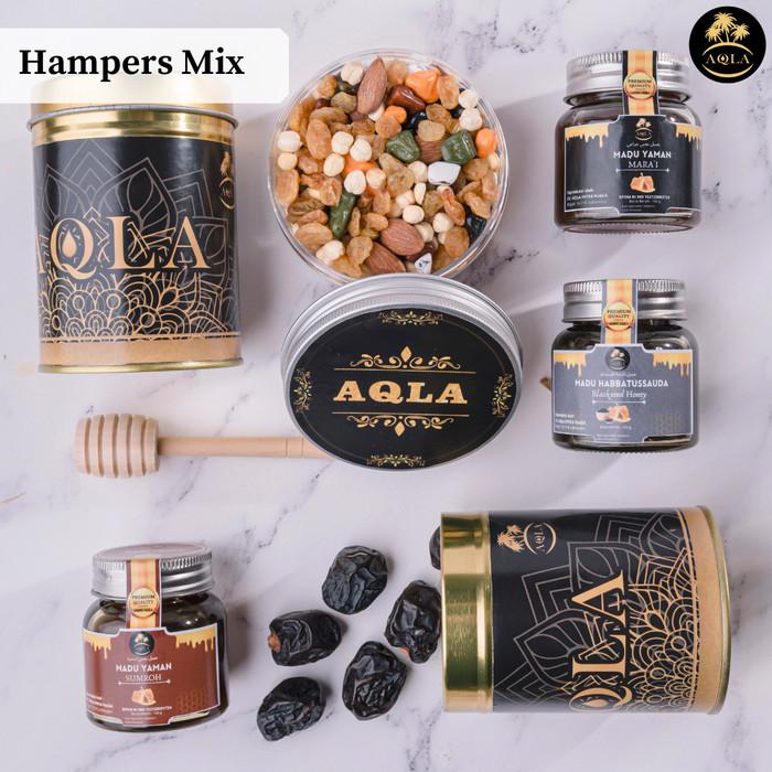 Hampers Sehat Madu Yaman Kurma Ajwa Cemilan Sehat Parsel Ramadhan Terlaris