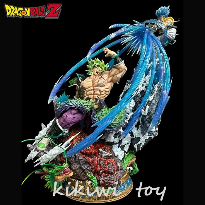 Dragon Ball Anime Figures 20cm Broly Vs Gogeta Figure Broly Figure Model Pvc Statue Dolls Collection