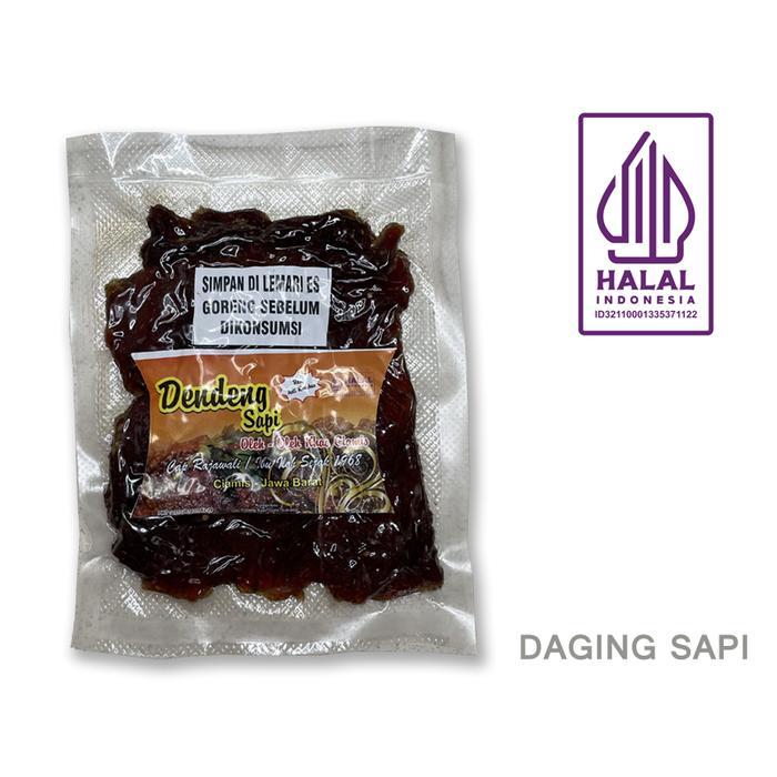 Dendeng Sapi 250 Gram Asli Halal - Camilan Food Terlaris - Kering Tbk