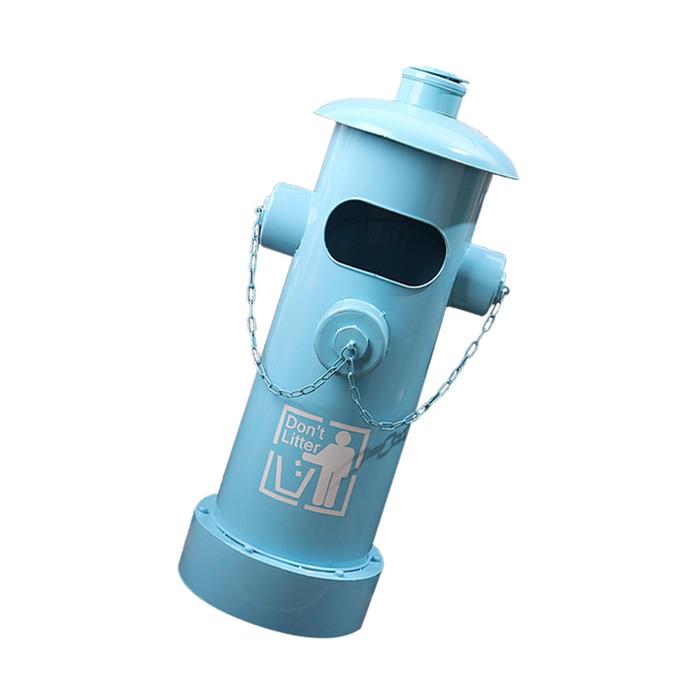 Industrial Fire Hydrant Trash Can Garbage Recycling Bin Retro Design Creative