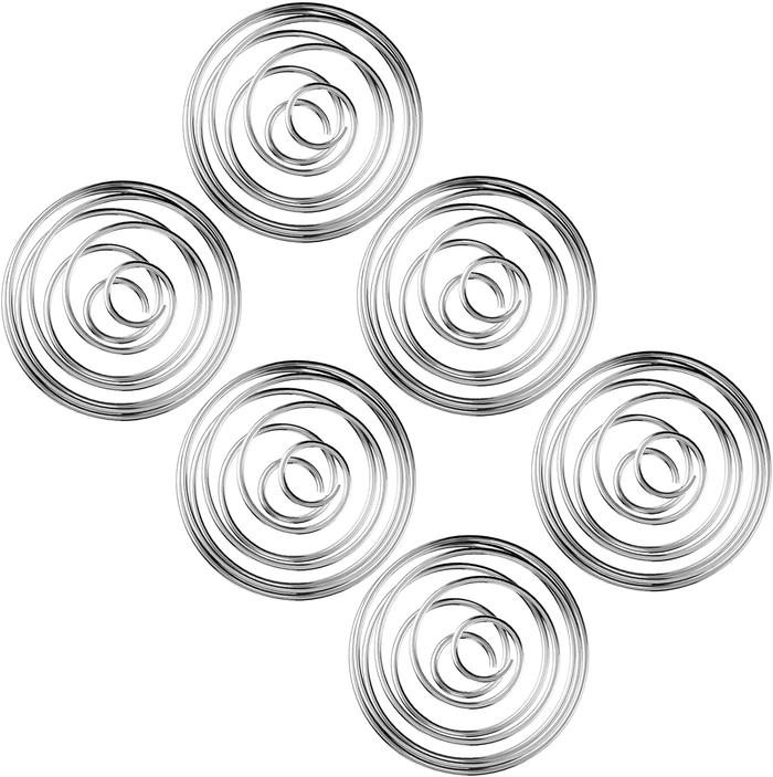 6 Pcs Shaker Balls Replacement Shaker Bottle Ball 2.1 inch Stainless Steel Mixing Balls for Protein 