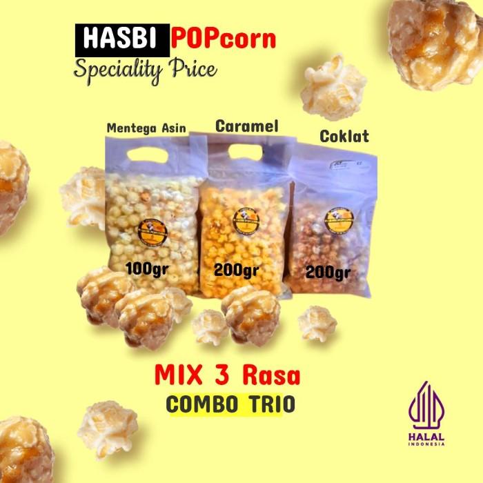 Hasbi Popcorn 500 Gram Bigball Jumbo Mushroom /Camilan Kiloan Terlaris