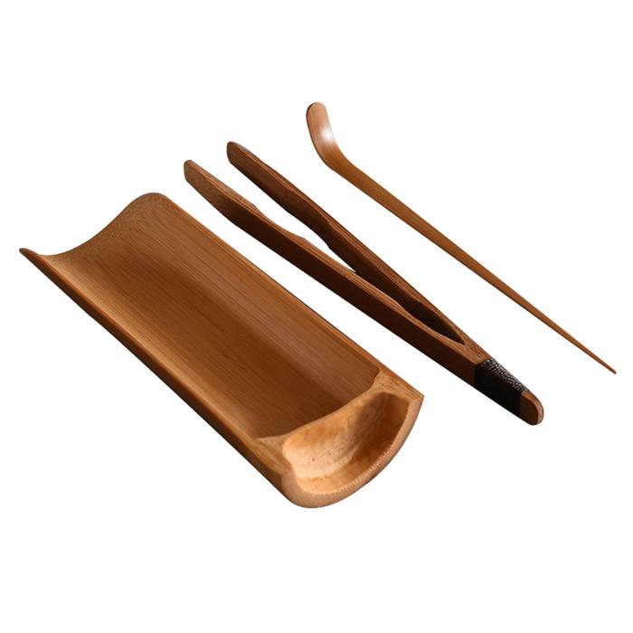 3pcs Tea Ceremony Utensil Tools Set Chinese Gong Fu Tea Tool Kungfu Tea Set Natural Tea Tools Tea Sc