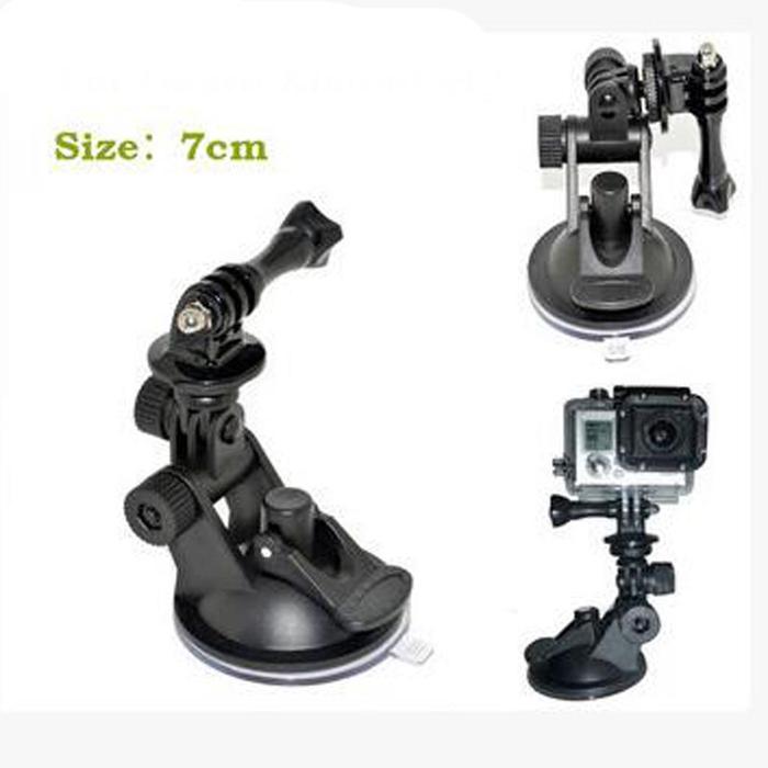 New 7cm Windshield Car Suction Cup for EK7000 Hero 6 5 SJ5000 SJ7 Yi 4K H9 Adapter Mount Action Came