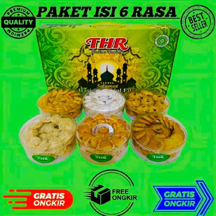 Paket Kue Kering Lebaran Parcel Putri Salju Nastar Kacang Enak Thr Berkualitas