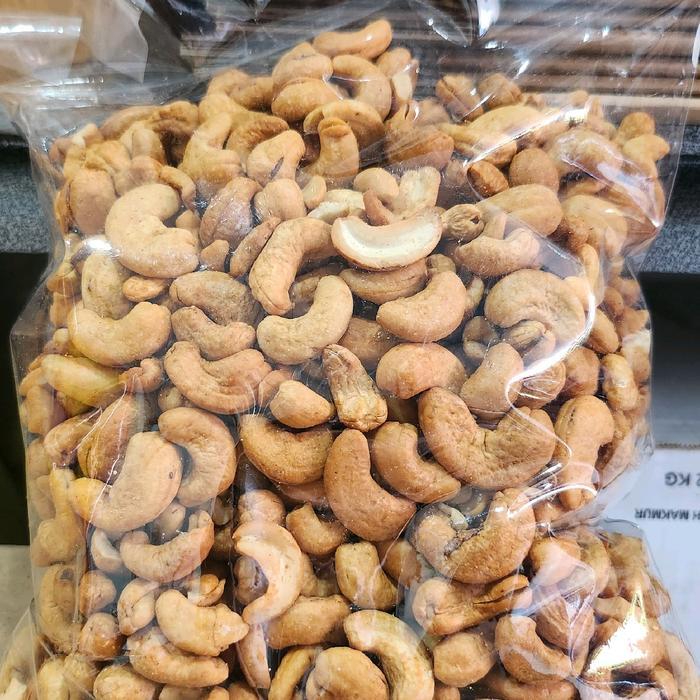 Kacang Mente/Mede Original Panggang Pak 1 Kilo Cemilan Asin Snacks Mete Food Camilan Snacks Pack Kil