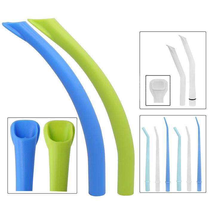 Dental Autoclavable Strong  Suction Tips, Dental Duckbill Evacuation Tips Aspirator Saliva Tube Suct