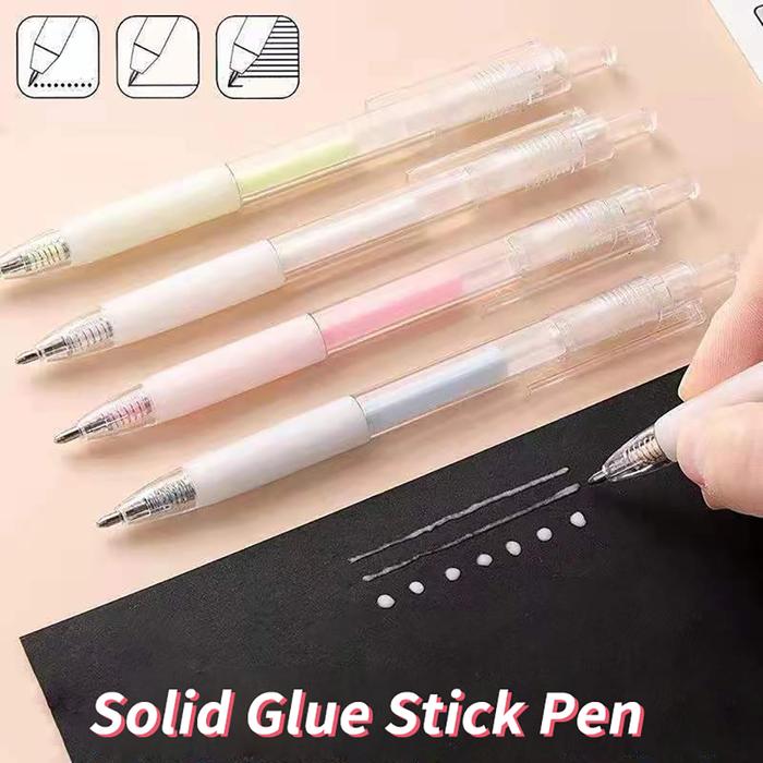 Dot Glue Pen Stick Solid Glue for School Office Supplies Adhesives Glue DIY Hand Work Solid Color Gl