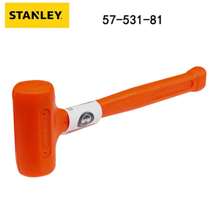 Stanley 57-531-81 Multifunctional Woodworking Construction Tools Shockproof Hammer Rubber Installati