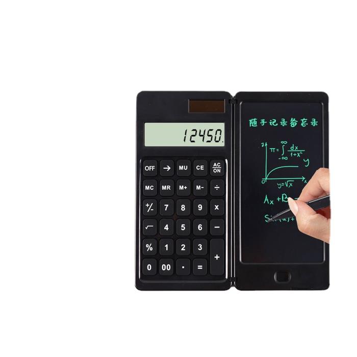 6Inch Portable Calculator LCD Screen Writing Tablet Folding Scientific Calculator Tablet Digital Dra