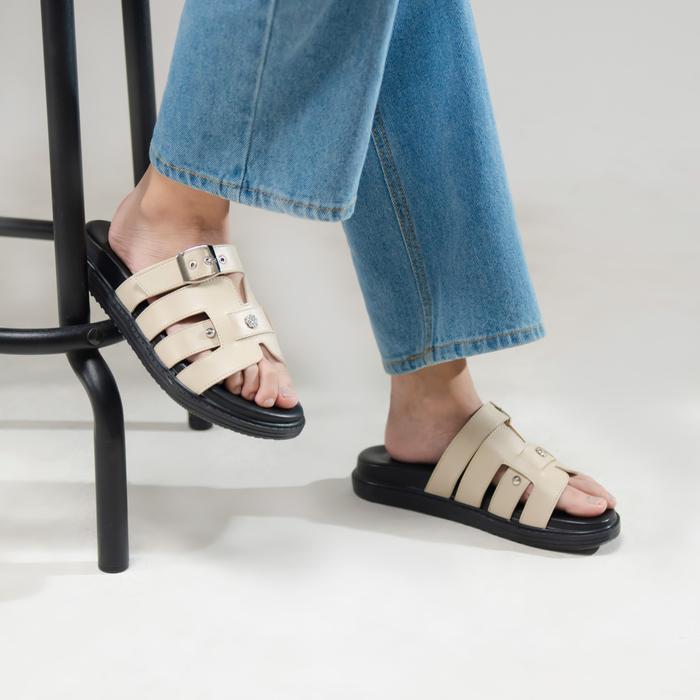 Dianable - Daisy Beige Platfrom Sandal Wanita