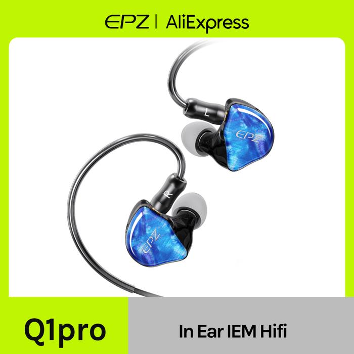 EPZ Q1 Pro Yunshuilan Earphones Wired HIFI Bass Earbuds IEM In Ear Gaming Headphones MIC Type C 0.78