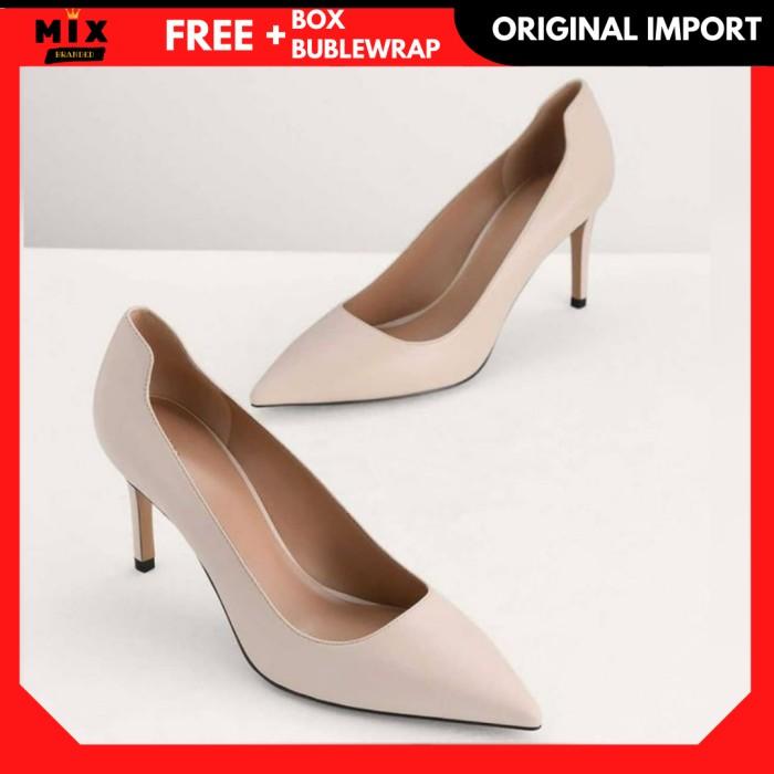 SEPATU PEDRO HEELS BRANDED SHOES TERBARU WANITA CL36