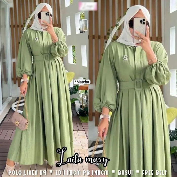 TERMURAH Razita Laila maxy dress gamis polos