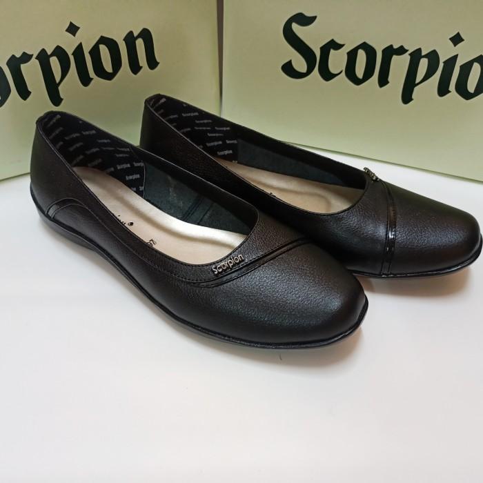 SEPATU KULIT WANITA SCORPION 6097 // SEPATU KULIT ORIGINAL MURAH