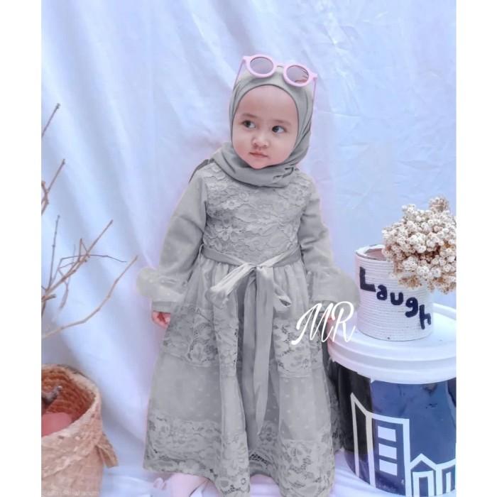 Mubarak| GAMIS ANAK HARI RAYA IDUL FITRI 2022 SIZE S M CHIKITA KIDS GAMIS PESTA