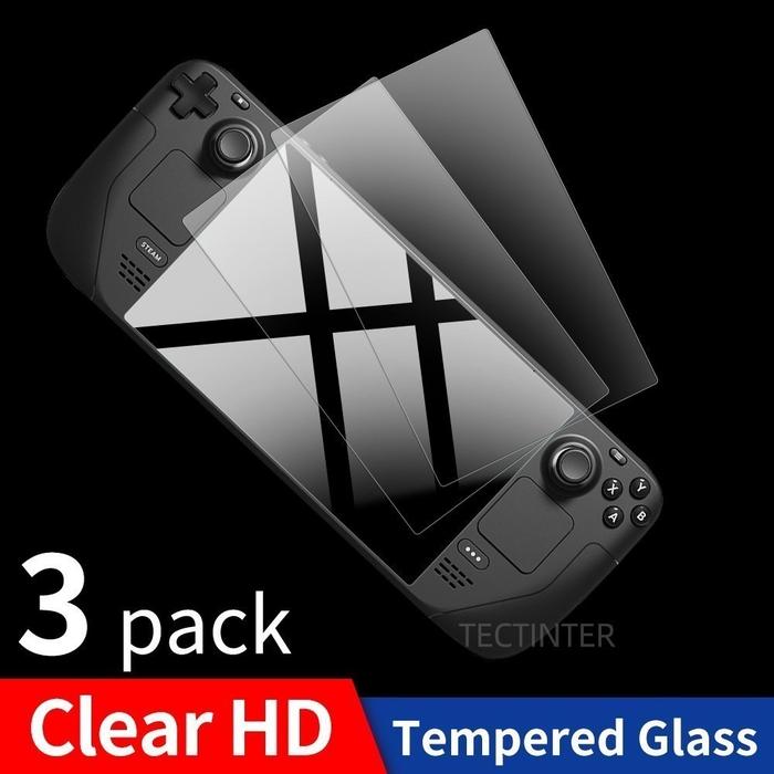 Premium Tempered Glass for Valve Steam Deck Game Console 9H Screen Protector Anti-Scratch Guard Film