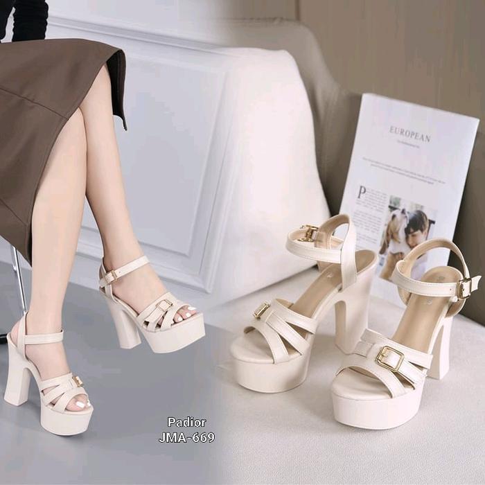 PADIOR HIGH BLOCK PLATFORM SHOES JMA-669 SANDAL WANITA