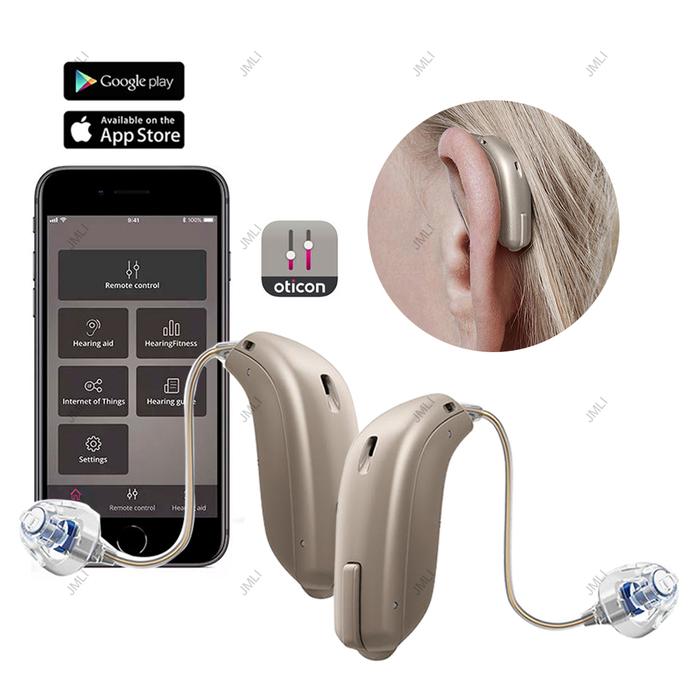 Oticon Jet 2 miniRITE hearing aids 48 Channel Computer ProgrammingDigital Mobile Phone Remote Adjust