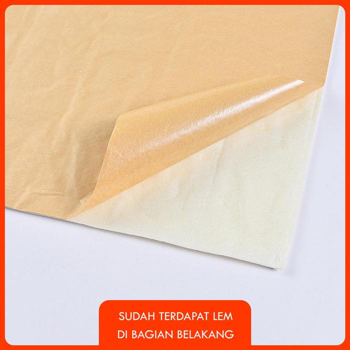 PAKET 10 PCS !!!  Wallpaper Dinding 3D Foam Motif Batu Bata 70 x 77 CM
