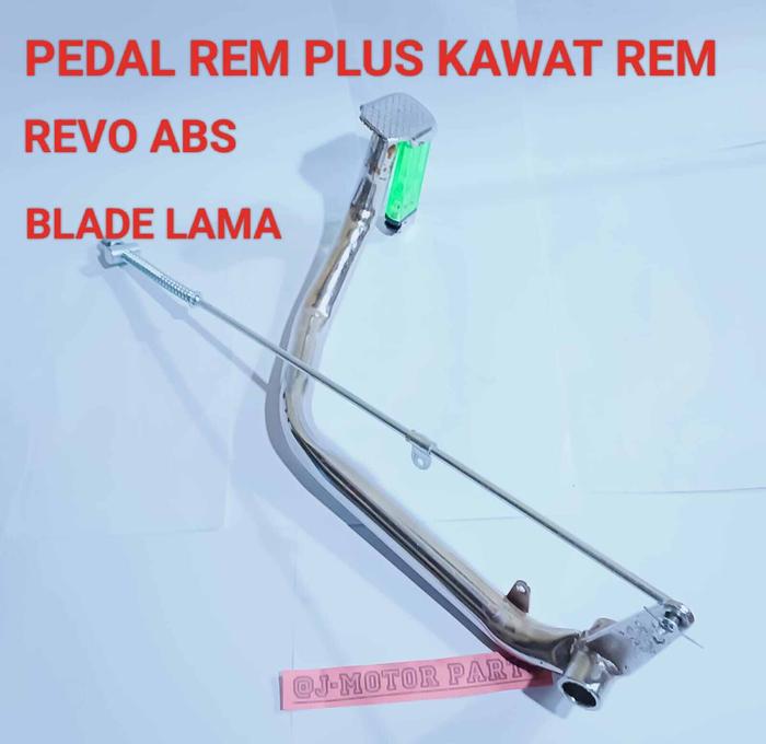 PEDAL REM KWB PLUS KAWAT REM BELAKANG REVO ABSOLUTE REVO FIT LAMA BLADE LAMA PIJAKAN REM INJKANA REM