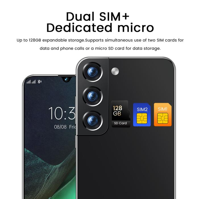 Hp murah SANSUMG Galaxy A54 Smartphone Hp murah 7.5Inci 5G Handphone RAM 16GB ROM 512GB Smartphone D