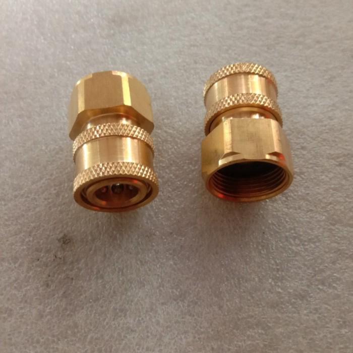 Quick Release SET JET Cleaner Adaptor Male Female M22 Gun Selang