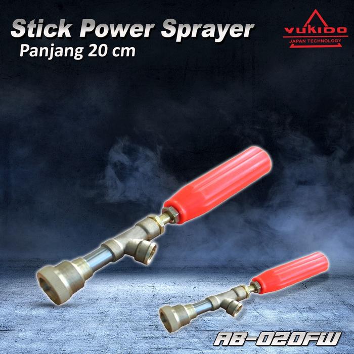 Semprotan Air Stik Sprayer Lurus 40 CM - Cuci Mobil Motor - Semprot Steam Jet Cleaner - Stik Sancin