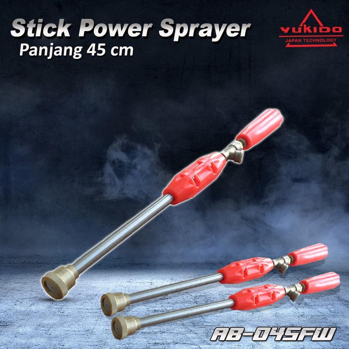 Semprotan Air Stik Sprayer Lurus 45CM - Cuci Mobil Motor - Semprot Steam Jet Cleaner - Stik Sancin