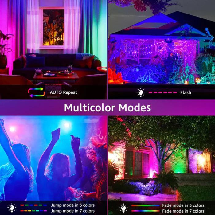 LAMPU SOROT RGB 10 WATT SMD LAMPU TEMBAK LED 10W RGB Floodlight 10 W led Tembak Sorot 10watt outdoor