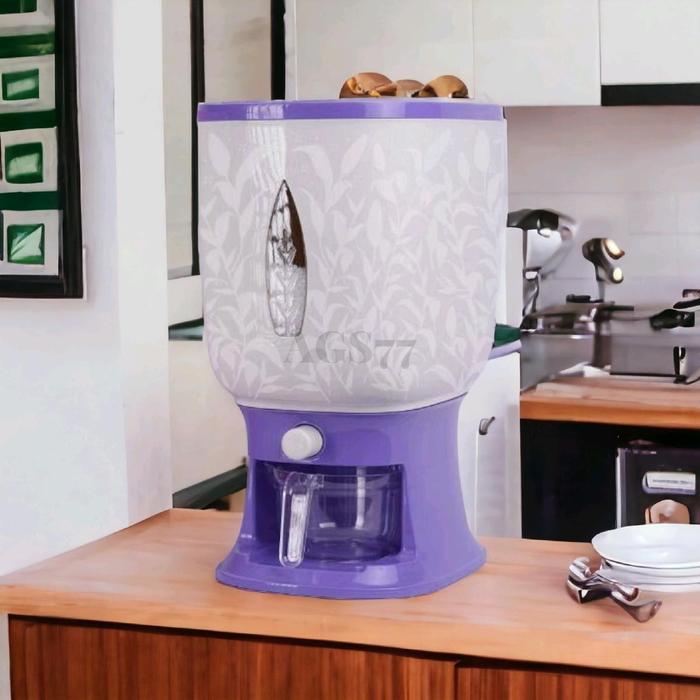 Tempat Penyiman Beras Otomatis Dispenser Beras 10 Liter