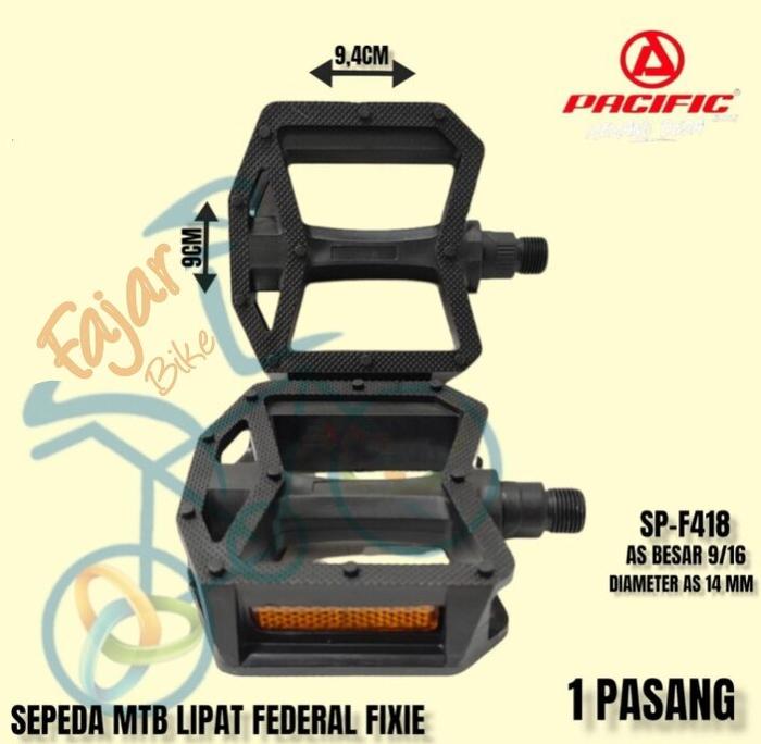 Pedal Plastik seli / MTB 24 / 26 As Besar Pacific SP-F418