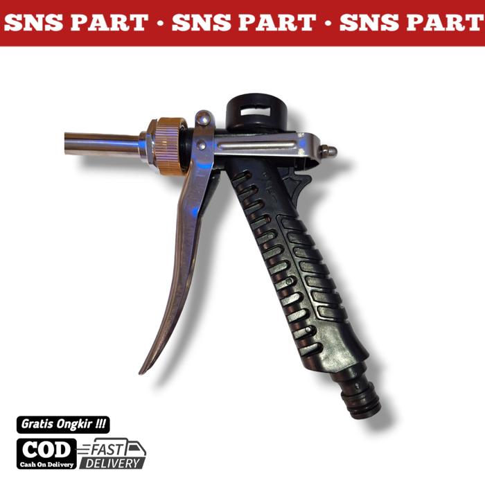 STICK GUN SPRAYER JET CLEANER AIR WATERS+TABUNG SABUN / ALAT SEMPROT CUCI STEAM STEAM MOTOR CUCI MOB