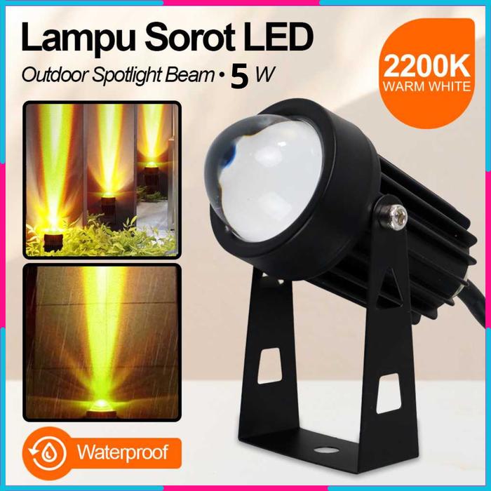 KENTLITE Lampu Taman Hias Sorot Garden Spotlight Waterproof 90-240V 5W / Lampu sorot taman outdoor a
