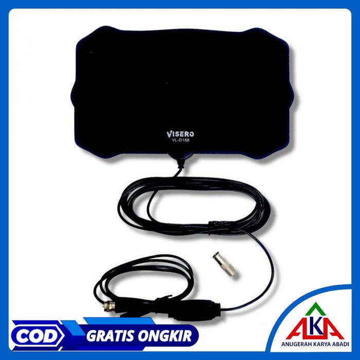 VISERO ANTENA TV DIGITAL INDOOR DVB-T2 25DB 4K HIGH GAIN