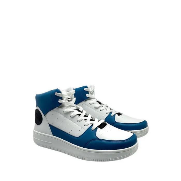 SEPATU Airwalk Artob Hi Men's Skate Shoes- White/Cyan