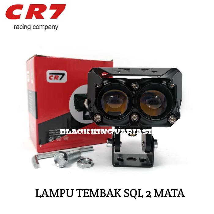 Lampu Tembak SQL 2 Mata Cr7 Lampu Tembak Led Laser D2 Sql Lampu Sorot 2 Mata Foglamp Cr 7 Laser Gun 