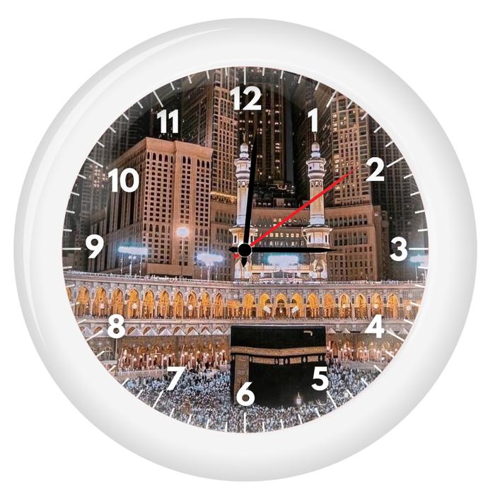 Jam Dinding Analog KABAH MEKAH MADINAH - Ukuran Besar 30CM / Jam Dinding Analog Dekorasi Kamar Jam D