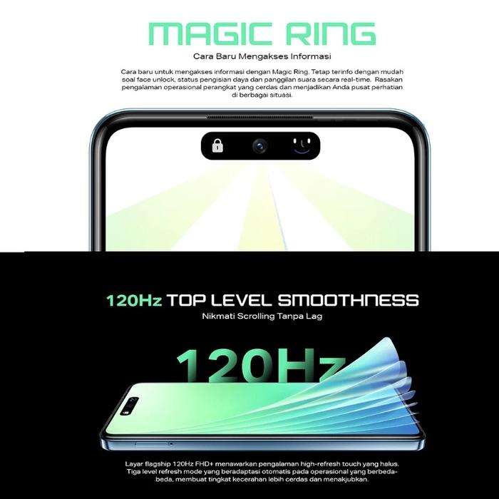 HOT40 PRO Smartphone 16GB RAM + 1TB ROM 7.5 Ponsel Android Layar Besar HD Asli Baru 8000mAh