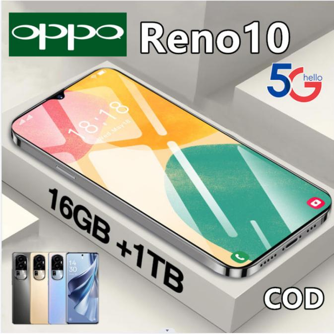 hp murah cuci gudang  OPP0 Reno10 Pro 16GB RAM+1TB ROM Handphone 6800mAh 7.5inch Kamera definisi tin