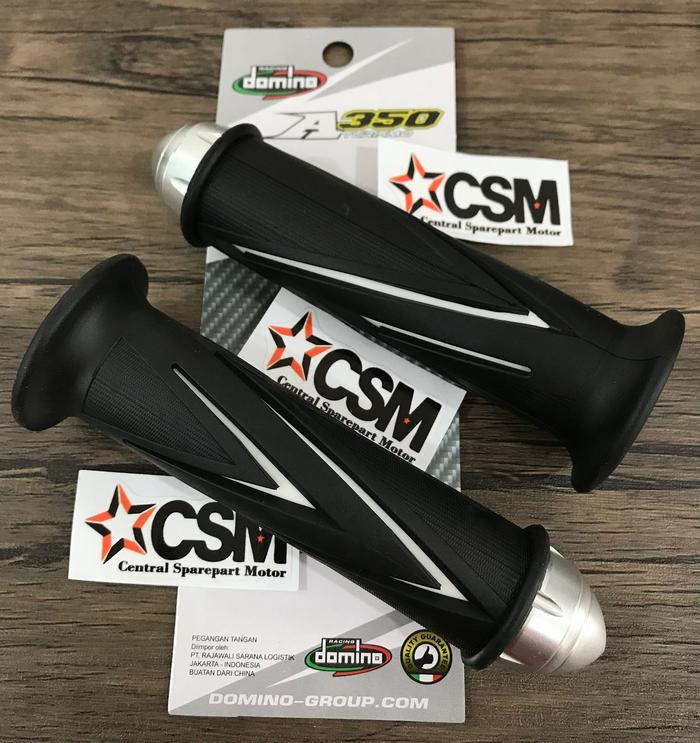 Hitam-Handgrip motor variasi grip Jalu Hand Grip setang motor grip Jalu lancip Hanfat panah Hangrip