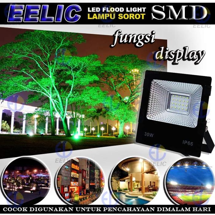LAMPU LED SOROT/LAMPU TEMBAK FLOOD LIGHT/PANCARAN SOROT10W/20W/30W/50W PUTIH/KUNING Lampu Sorot
