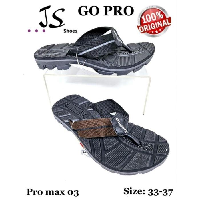 GOPRO PRO MAX 03 - SANDAL JEPIT SPON ANAK COWOK MERK GOPRO ORIGINAL